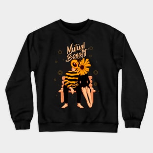 Bee and Flower Crewneck Sweatshirt